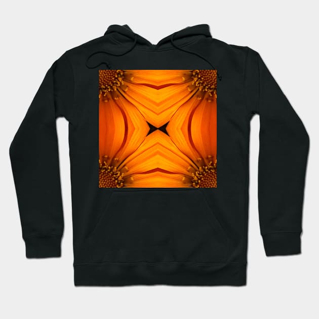 Refreshing ORANGE FLORAL FANTASY Number TWO Hoodie by mister-john